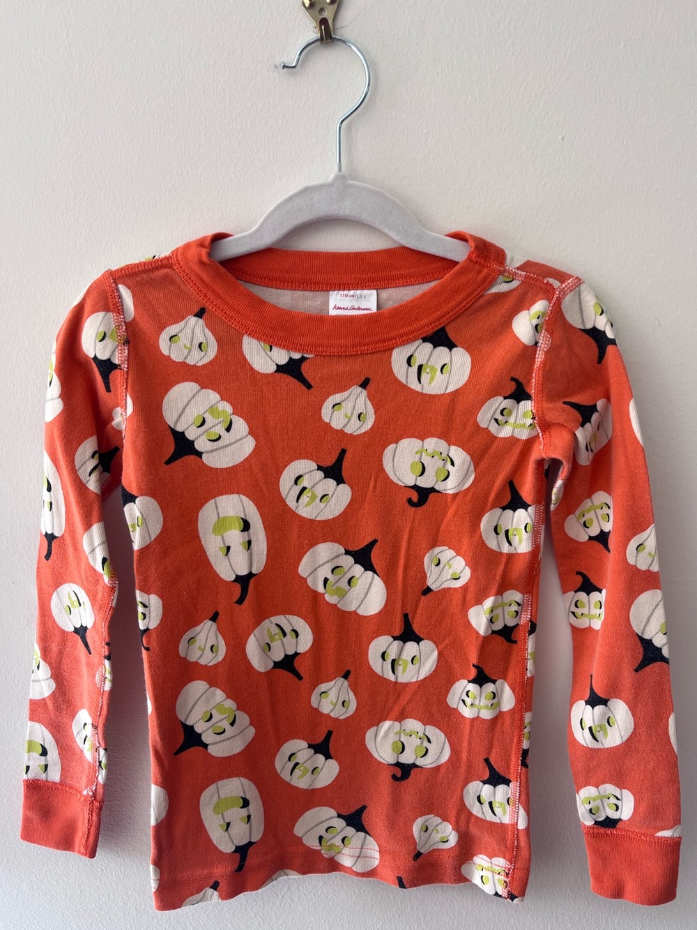 Hanna Andersson | Halloween Pumpkin Long-Sleeve Tee | Size 5